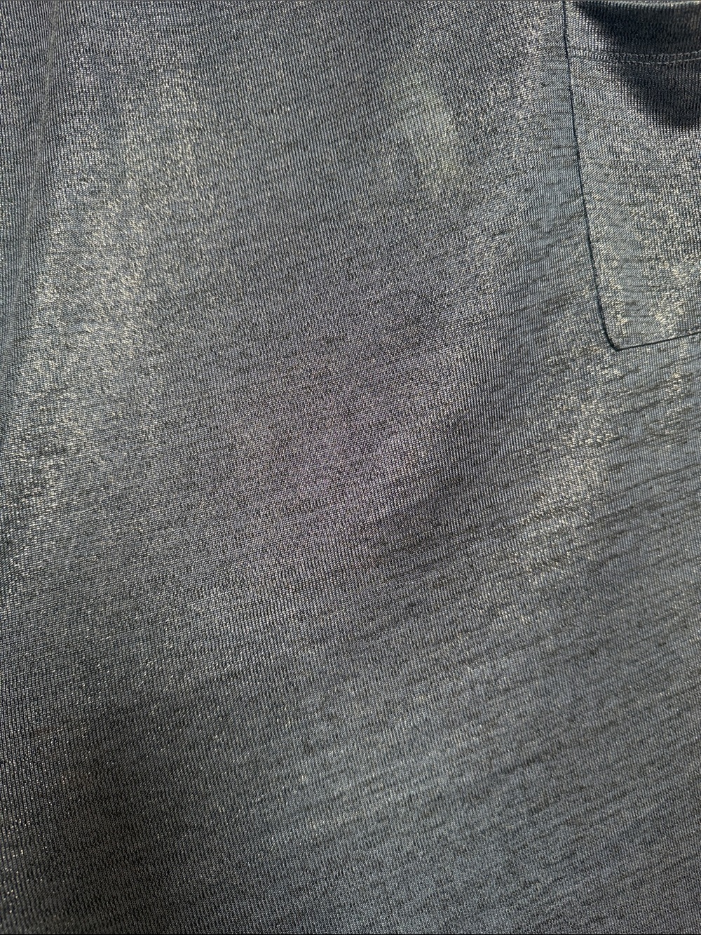 Sew In Love Heathered Blue Short Sleeve Pocket Tee - Picture 2 of 2